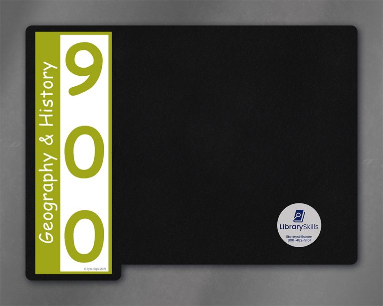 Shelf Marker Set - Color Coded Nonfiction Set B - 10 pc. - Style 3810 ...