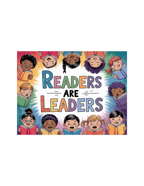 Readers Are Leaders - Free Library Poster